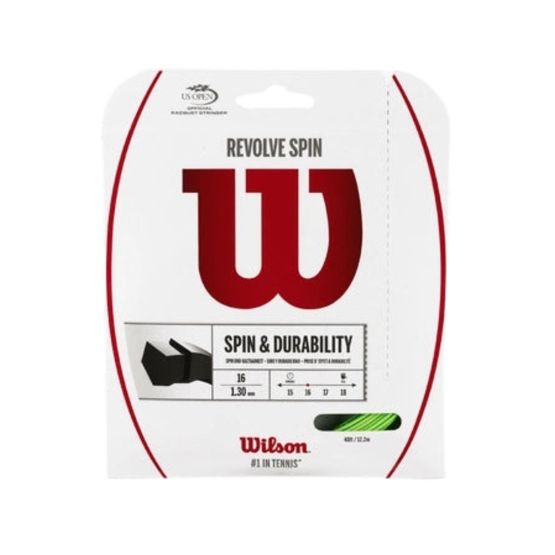 Image of Wilson Resolve Spin 16 Tennis String (Green) - Deportes Salvador Colom