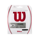 Wilson Synthetic Gut Power 16 Tennis String (Black) - Deportes Salvador Colom