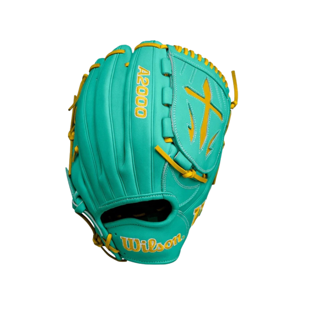 Wilson A2000 B23 Pitcher's Glove RH (Mint/Yellow) 12'' - Deportes Salvador Colom