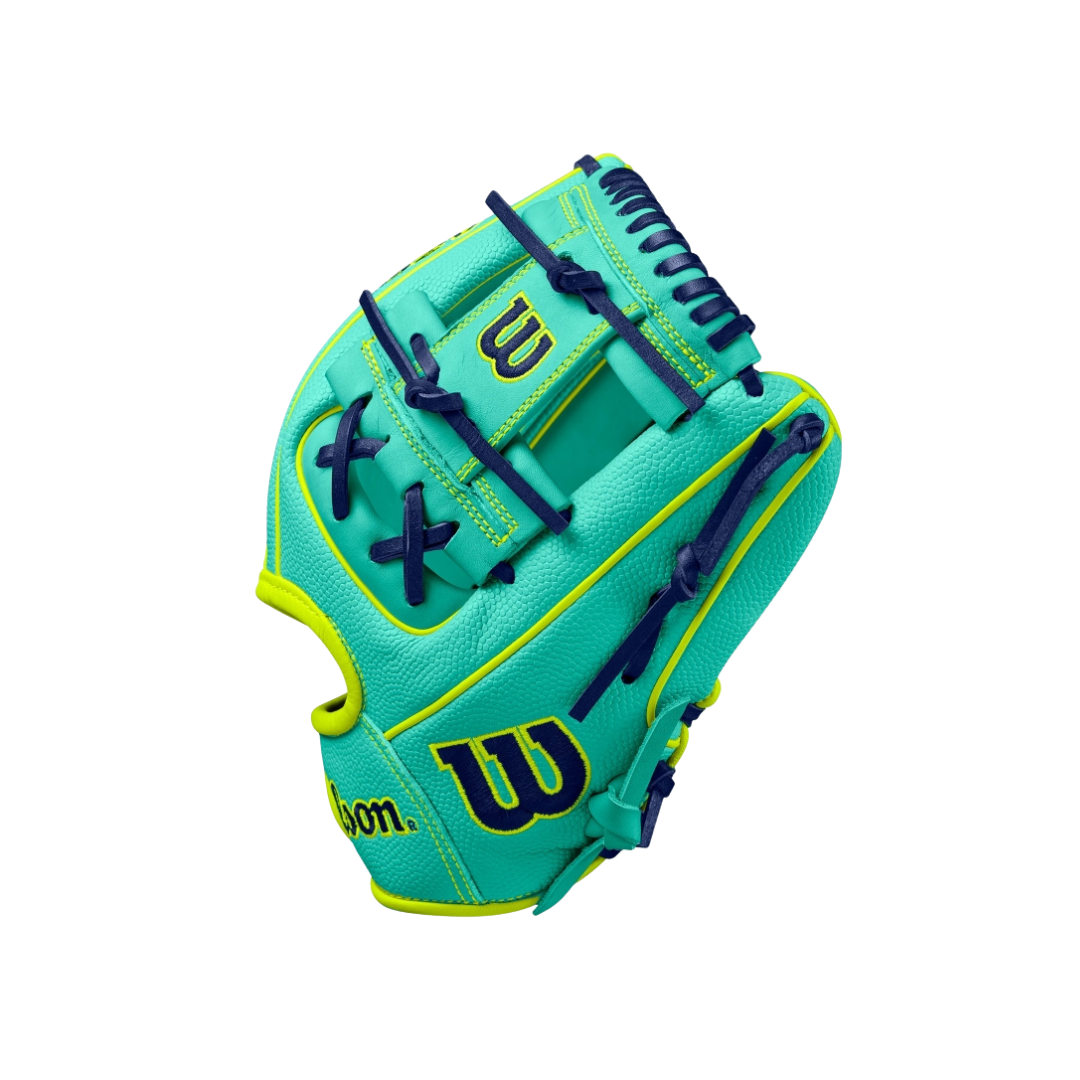 Wilson A2000 DP15 Infield Glove (Mint/Yellow) 11.5''