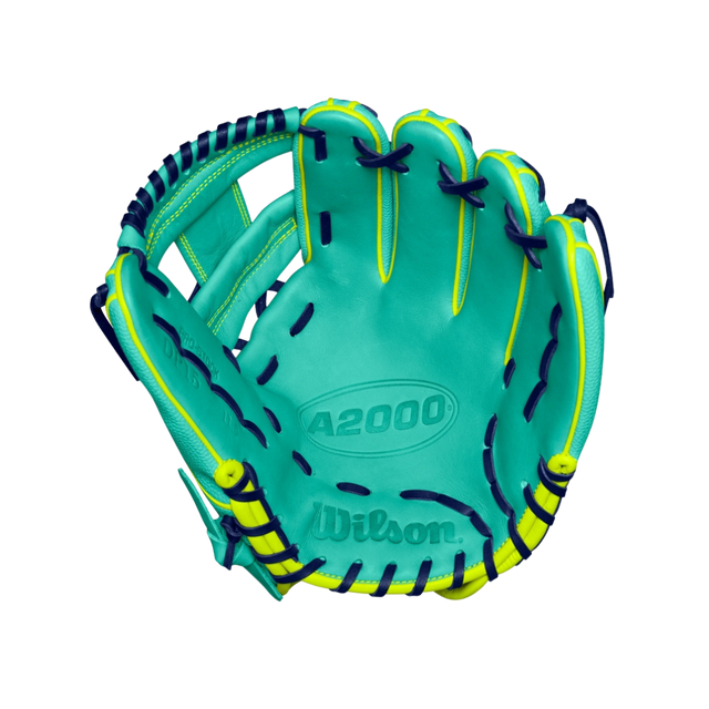 Wilson A2000 DP15 Infield Glove (Mint/Yellow) 11.5'' - Deportes Salvador Colom