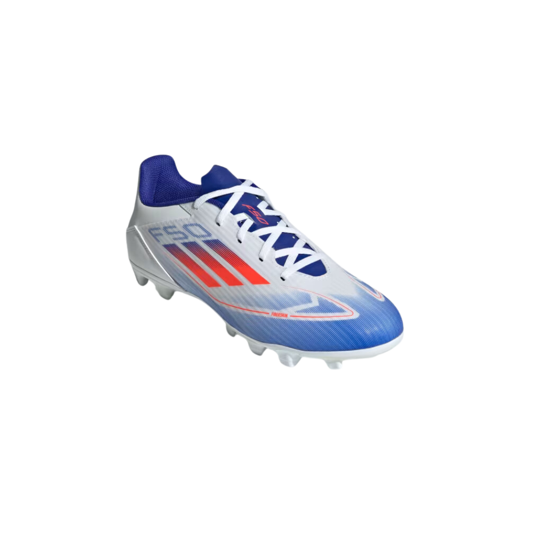 Image of Adidas Youth F50 Club FG (White/Blue/Red) - Deportes Salvador Colom