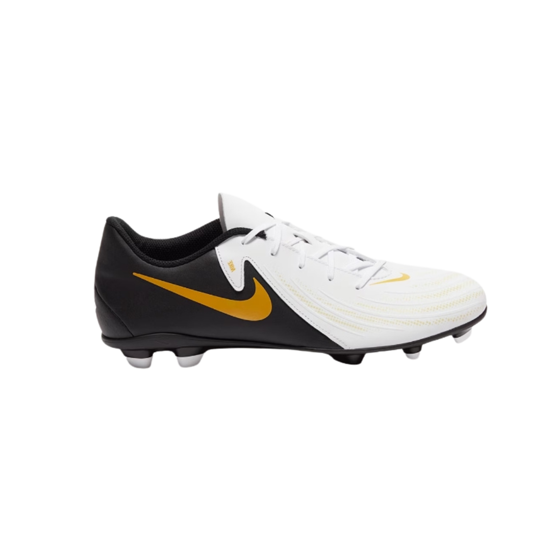 Image of Nike Phantom GX II FG (White/Black/Gold) - Deportes Salvador Colom