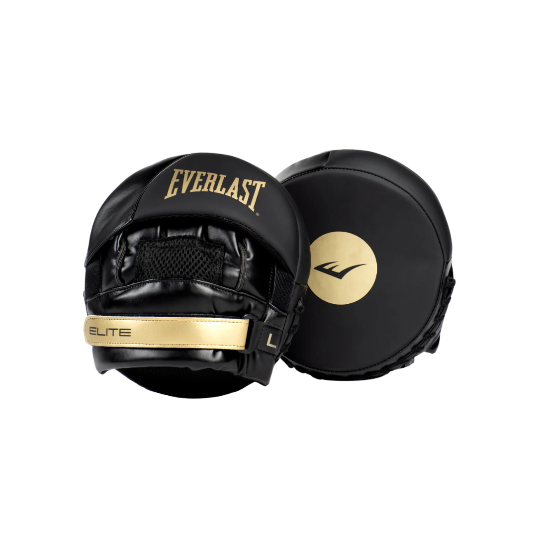 Image of Everlast Elite 2 Punch Mitts Black/Gold - Deportes Salvador Colom