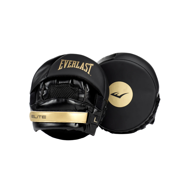 Everlast Elite 2 Punch Mitts Black Gold