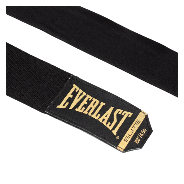 Everlast Elite Hand Wraps Black 180''