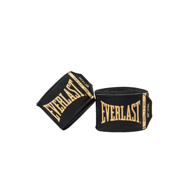 Everlast Elite Hand Wraps Black 180''