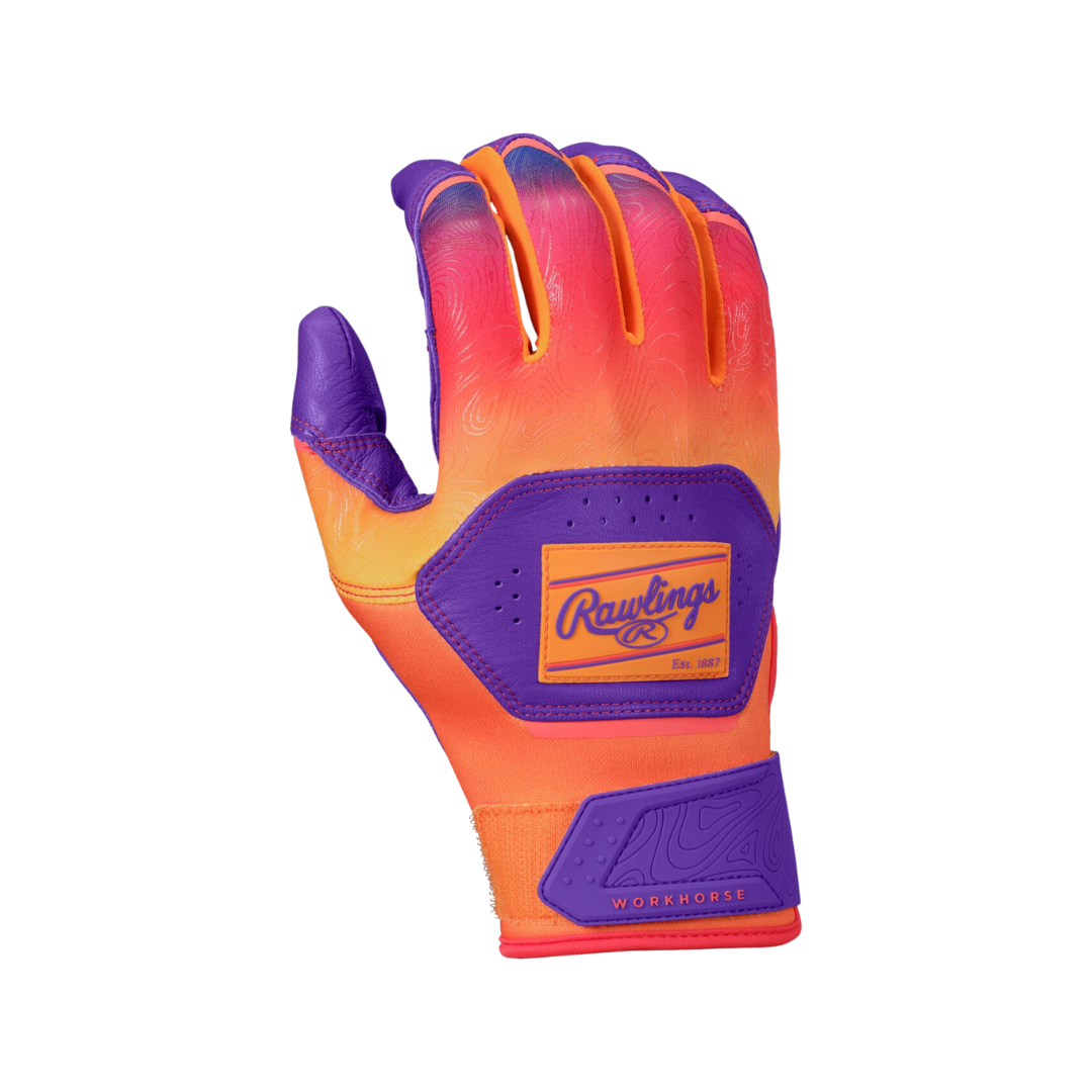 Image of Rawlings Youth Workhorse Funburst Batting Gloves