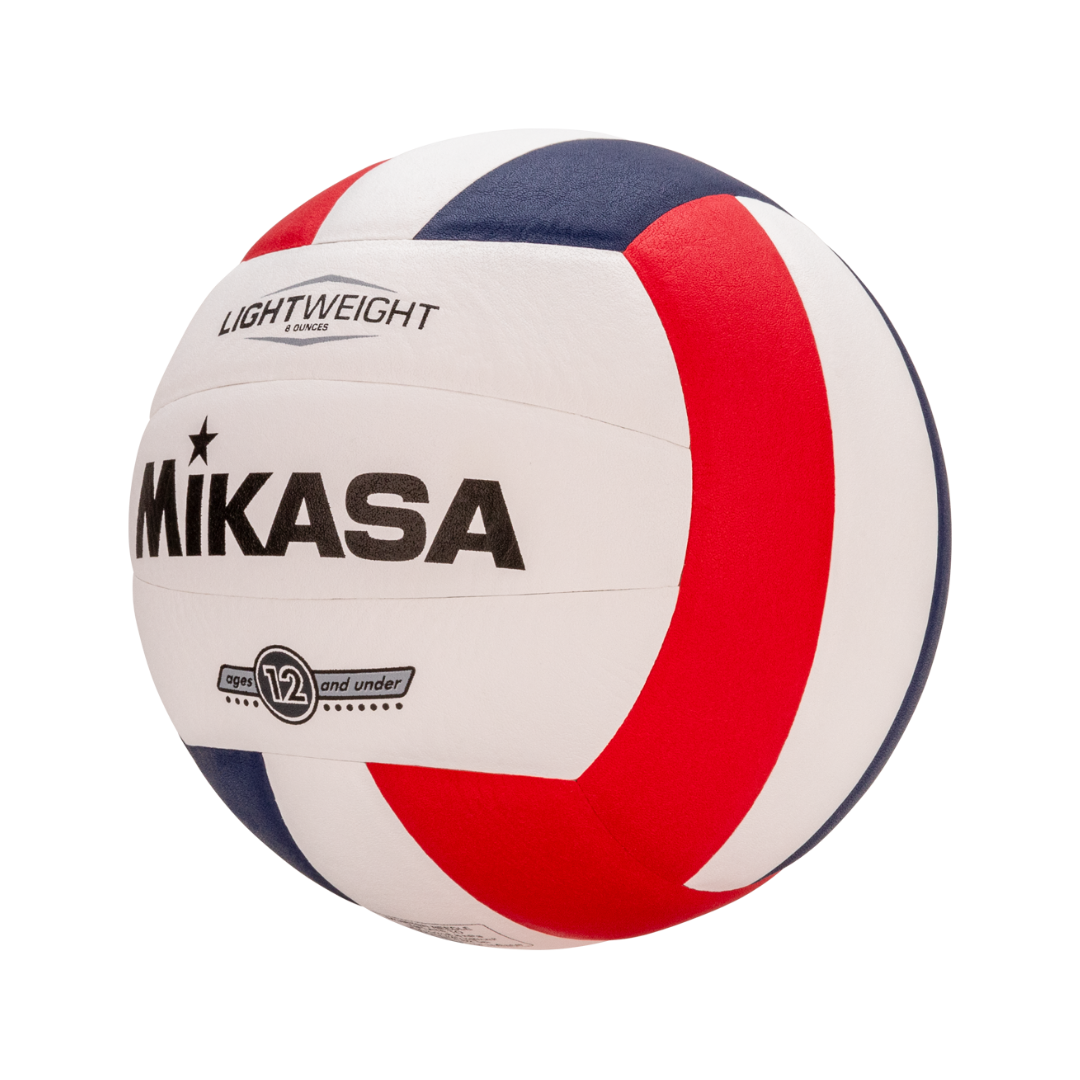Mikasa Light Weight Training Volleyball 8oz. (Red/White/Navy)