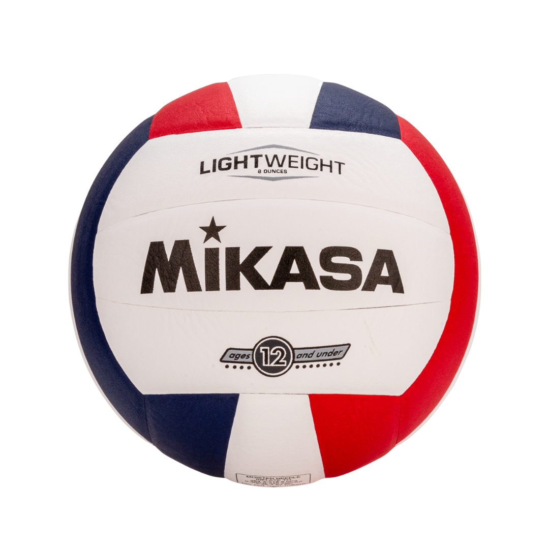 Mikasa Light Weight Training Volleyball 8oz. (Red/White/Navy)