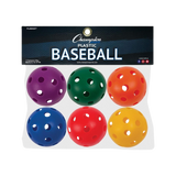 Champion Sports Colored Plastic Baseballs 6 pk - Deportes Salvador Colom