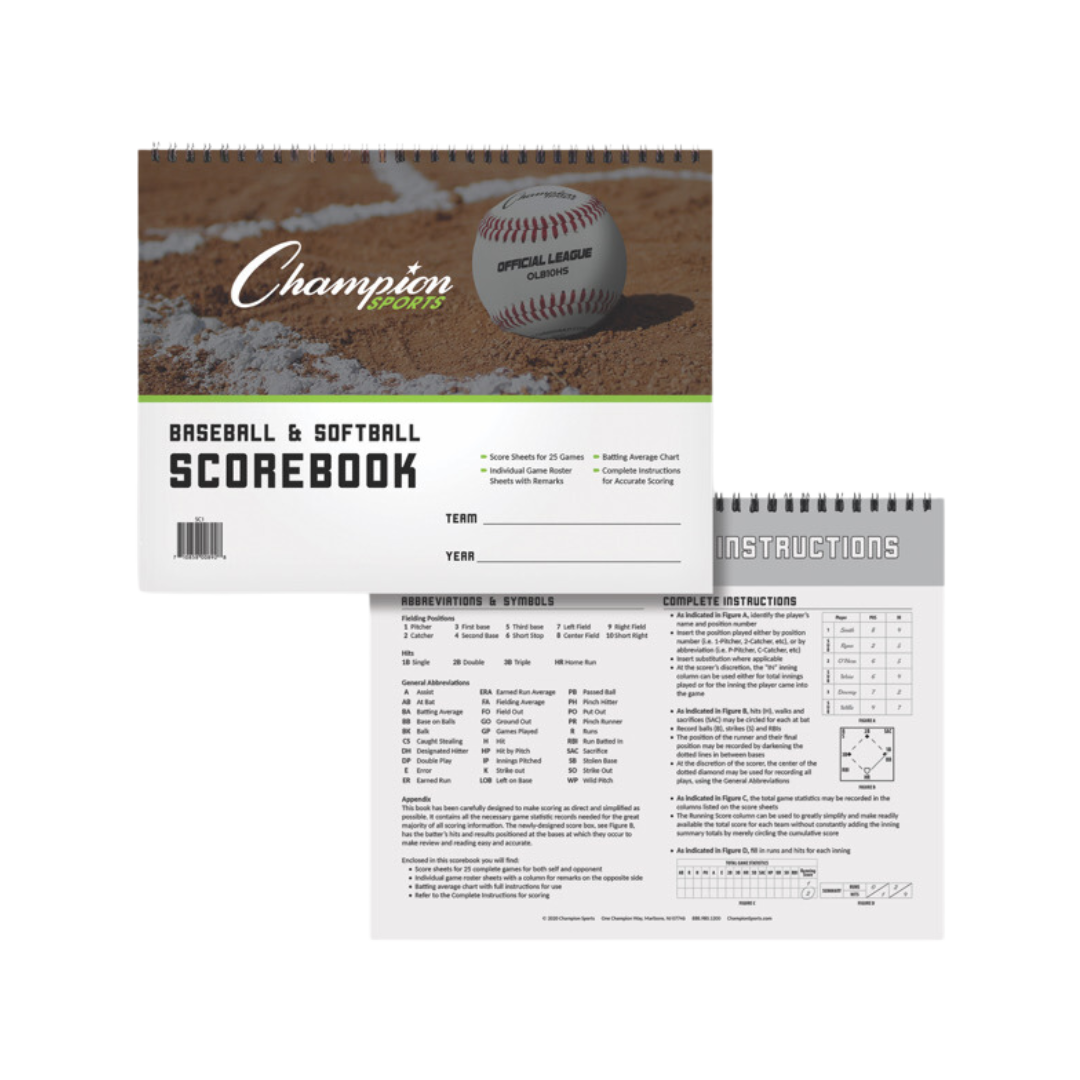 Champion Sports Baseball Scorebook - Deportes Salvador Colom