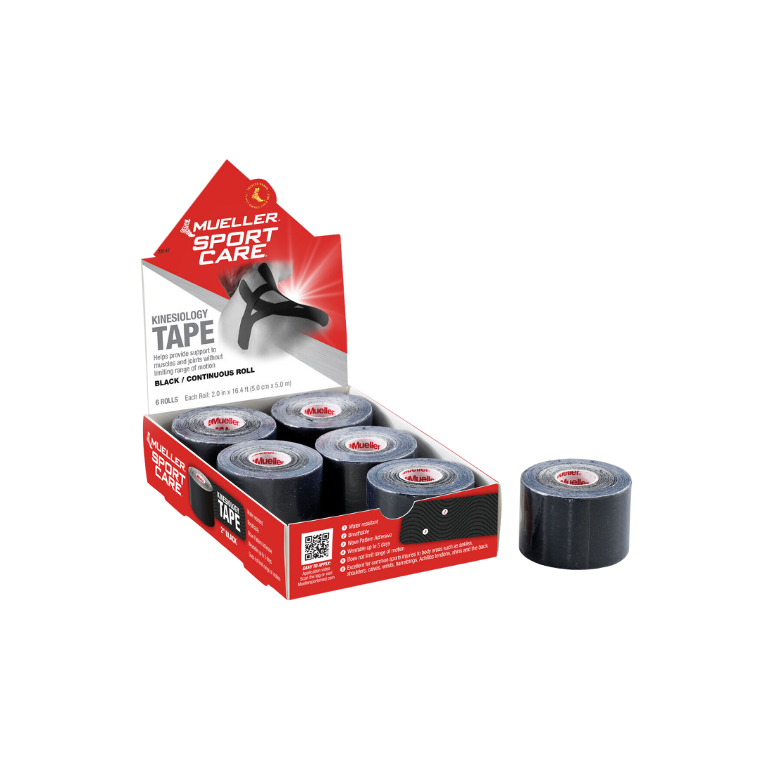 Image of Mueller Black Kinesiology Tape Roll 2