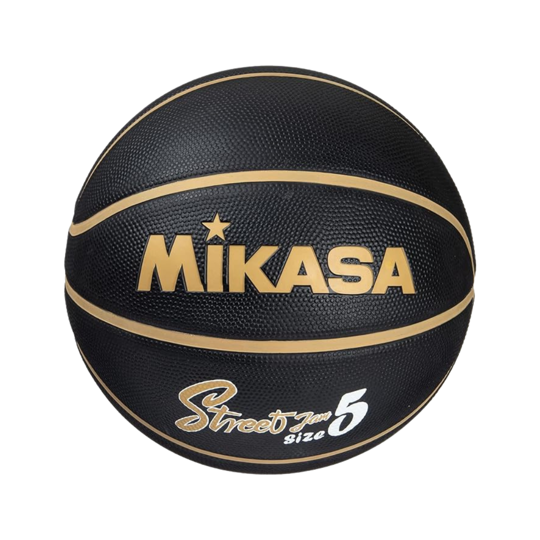 Mikasa Street Jam Basketball #5 (Black/Gold) (Blue/Yellow) - Deportes Salvador Colom