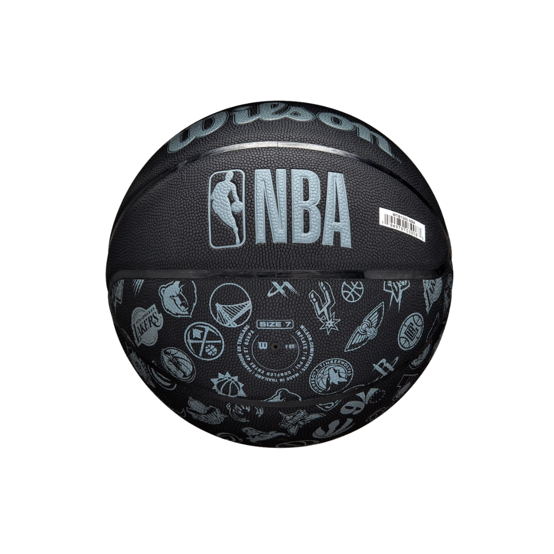 Image of Wilson NBA All Matte Black Basketball #7 - Deportes Salvador Colom