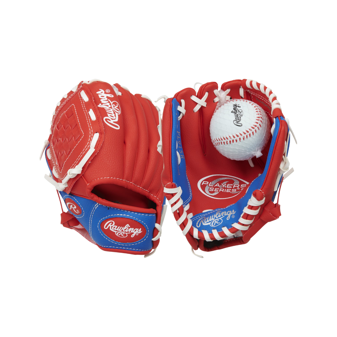 Image of Rawlings Players T-Ball Ball & Glove Left Hand Thrower Set 9'' - Deportes Salvador Colom