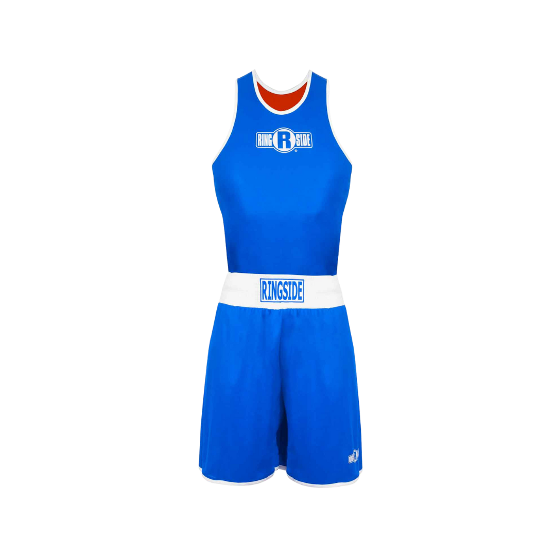 Image of Ringside Reversible Boxing Outfit Red/Blue (Jersey + Short) - Deportes Salvador Colom