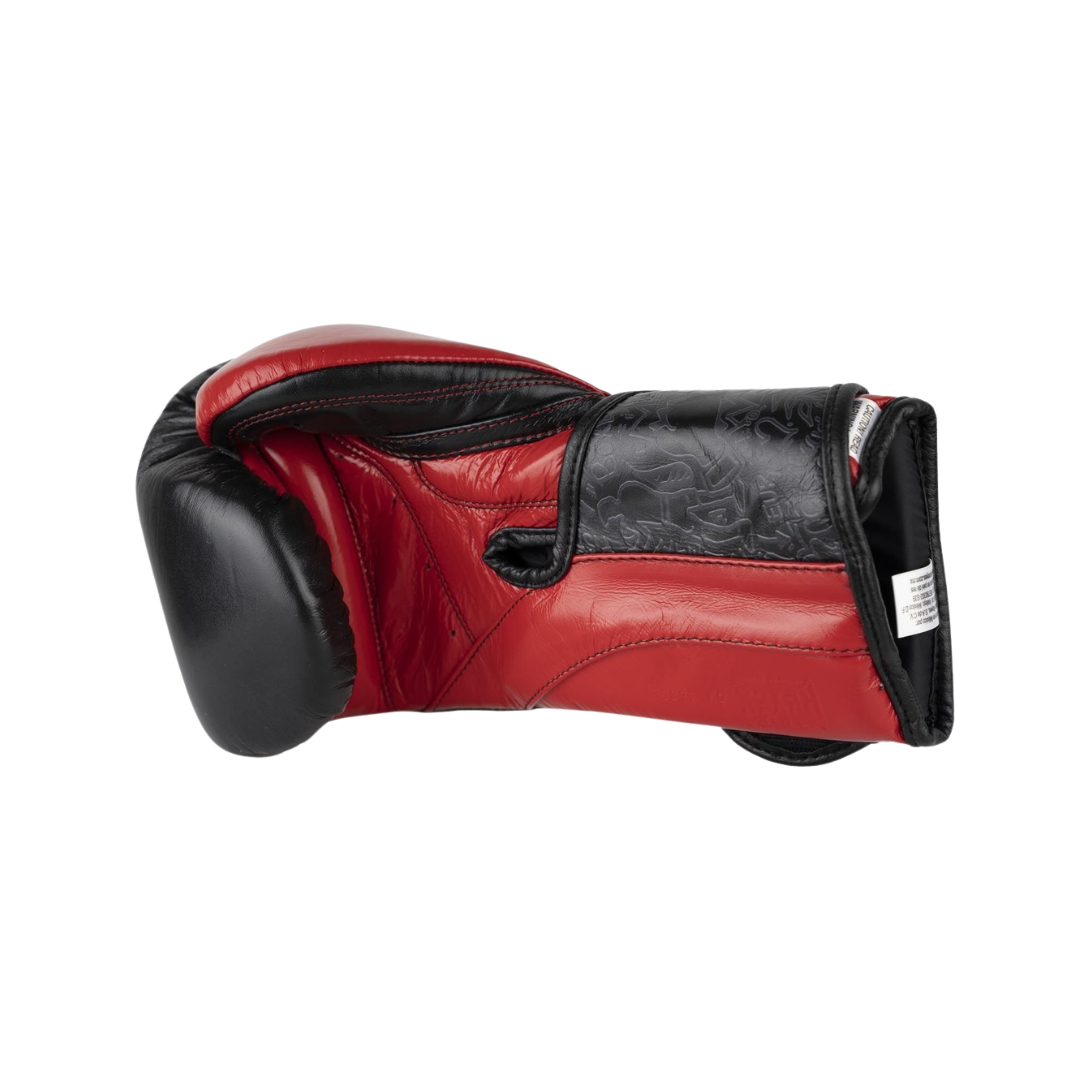 Image of Cleto Reyes Leather Gloves Black/Red 8 oz - Deportes Salvador Colom
