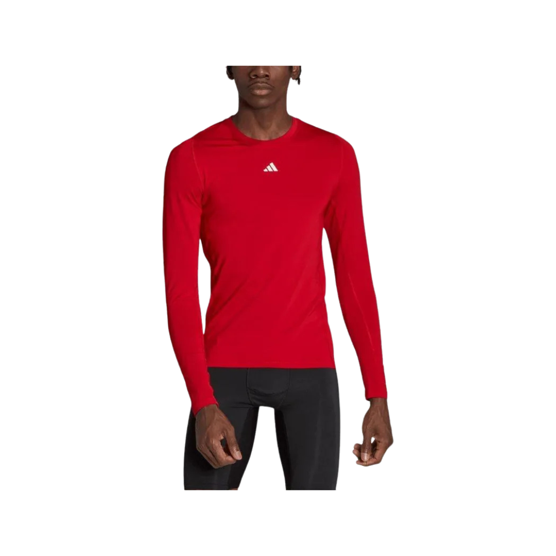 Adidas Adult Compression L.S Shirt (Red) - Deportes Salvador Colom