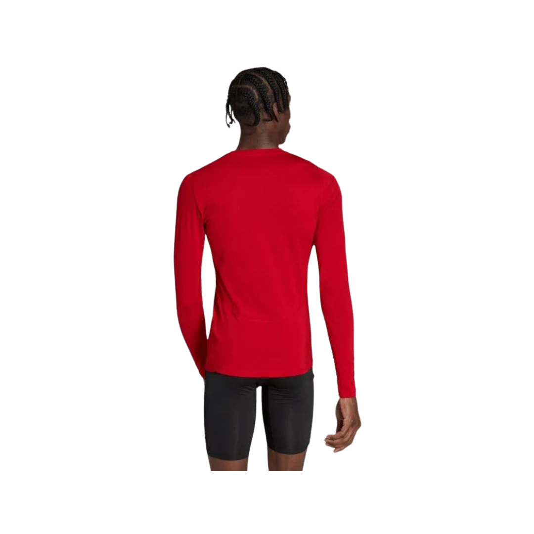 Image of Adidas Adult Compression L.S Shirt (Red) - Deportes Salvador Colom