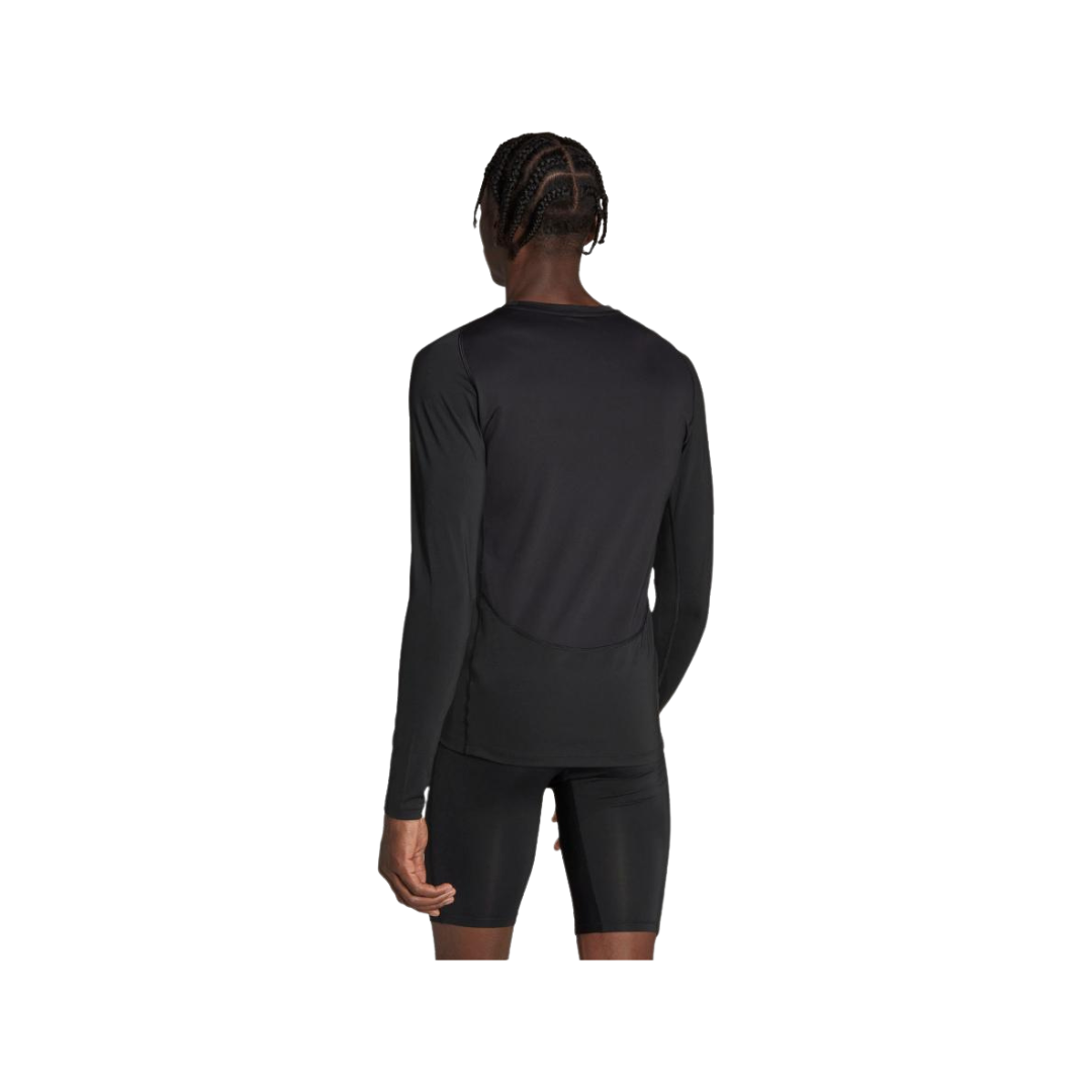 Image of Adidas Adult Compression Long Sleeve Shirt (Black) - Deportes Salvador Colom