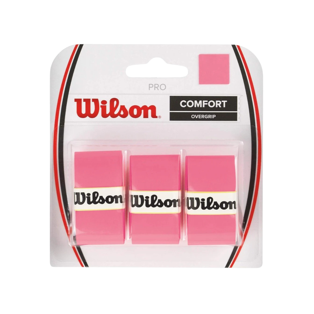 Image of Wilson Pro Overgrip Comfort 3 Pk (Pink) - Deportes Salvador Colom