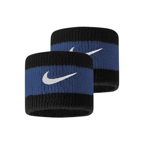 Nike Swoosh Wristbands 2 pk (Black/Star Blue) - Deportes Salvador Colom