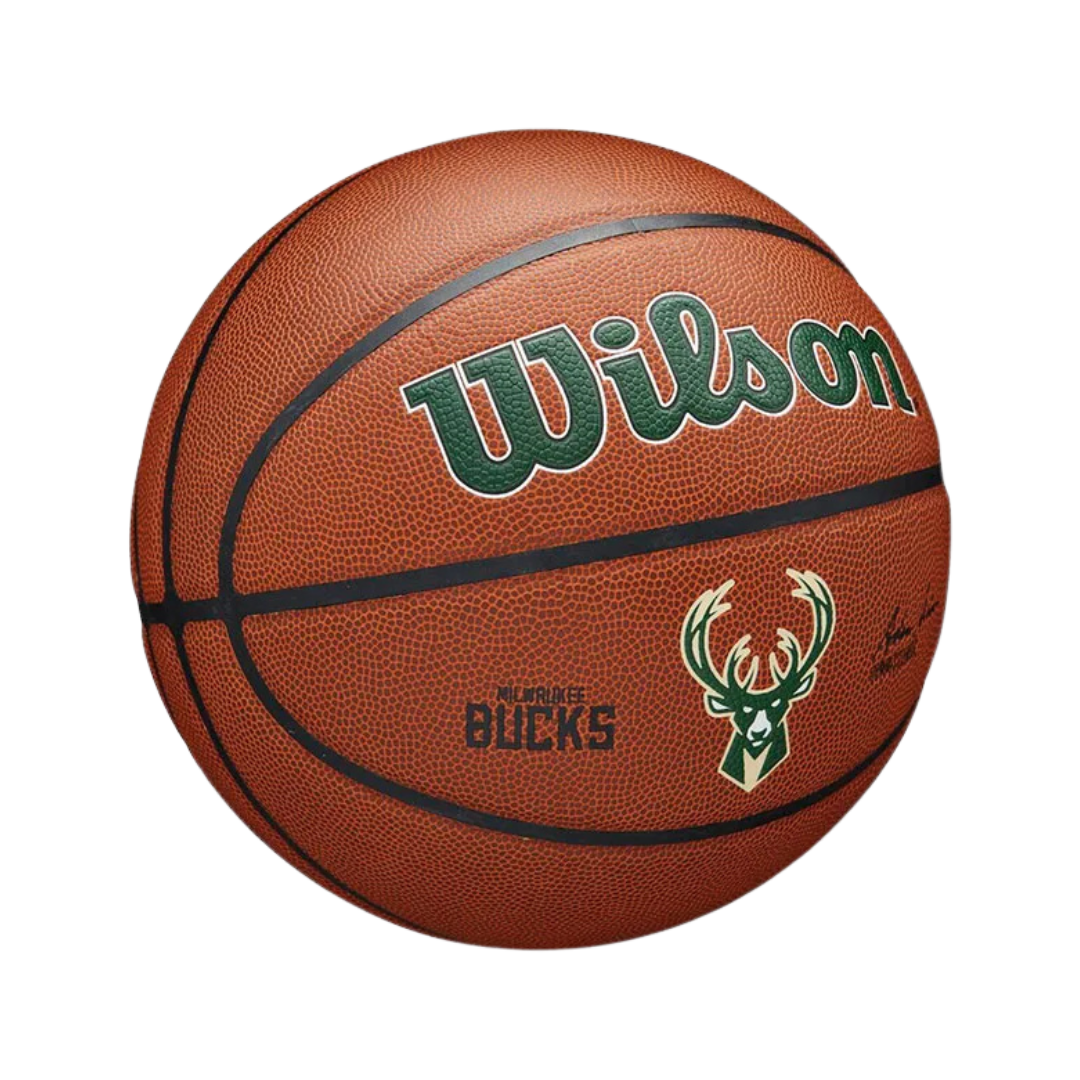 Image of Wilson NBA Milwaukee Bucks Alliance Basketball #7 - Deportes Salvador Colom