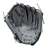 Wilson A360 Slowpitch Softball Glove RH (Black/Grey) 13'' - Deportes Salvador Colom