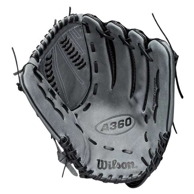 Wilson A360 Slowpitch Softball Glove RH (Black/Grey) 13'' - Deportes Salvador Colom