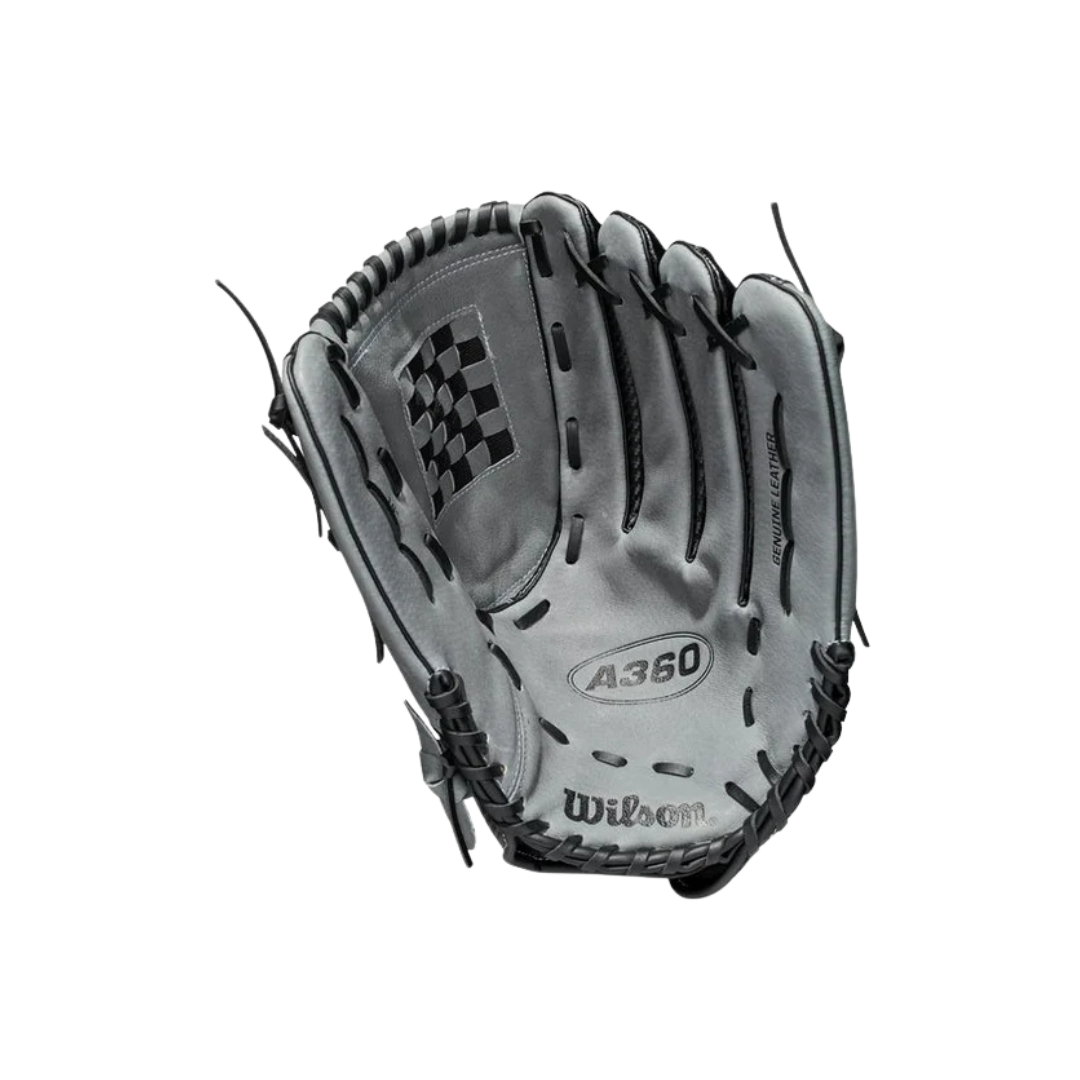 Wilson A360 Slowpitch Softball Glove RH (Black/Grey) 14'' - Deportes Salvador Colom