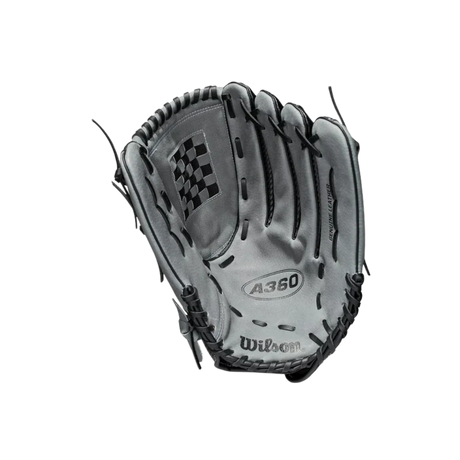 Wilson A360 Slowpitch Softball Glove RH (Black/Grey) 14'' - Deportes Salvador Colom