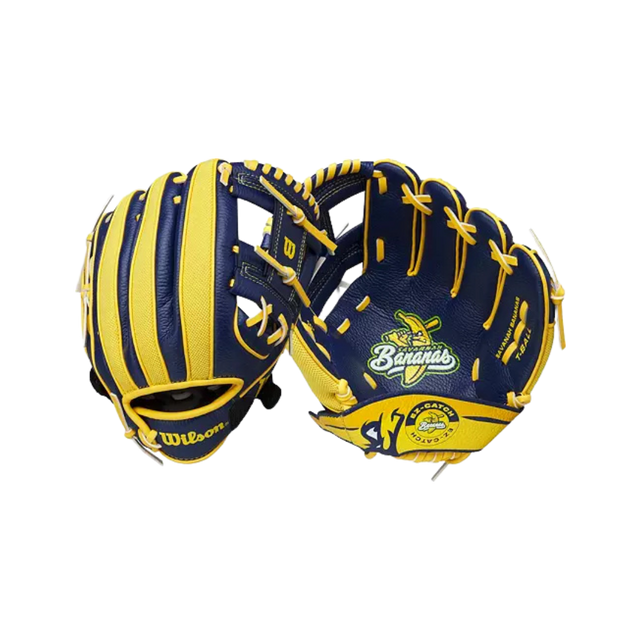 Wilson A200 EZ Catch T-Ball Glove (Yellow/Navy) 10'' - Deportes Salvador Colom