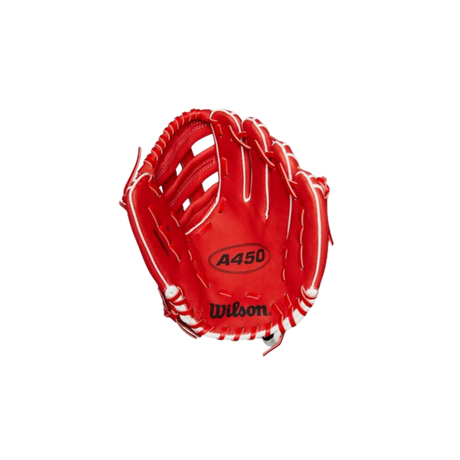 Wilson A450 RH Baseball Glove (Red) 11'' - Deportes Salvador Colom