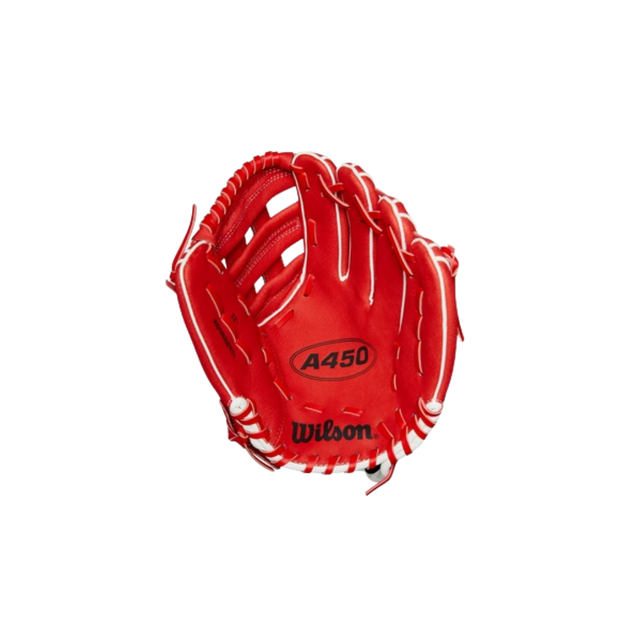 Wilson A450 RH Baseball Glove (Red) 11'' - Deportes Salvador Colom