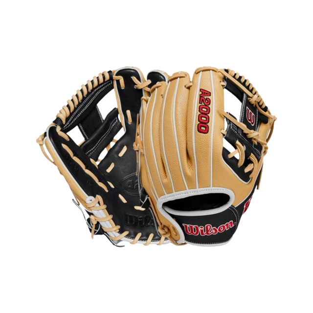 Wilson A2000 DP15SS Infield Glove RH (Black/Blonde/Red) 11.5'' - Deportes Salvador Colom