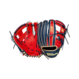 Wilson Ozzie Albies A2K OA1 GM 11.5” Infield Glove (Navy/Scarlet) - Deportes Salvador Colom