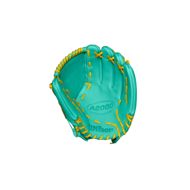 Wilson A2000 B23 Pitcher's Glove RH (Mint/Yellow) 12'' - Deportes Salvador Colom