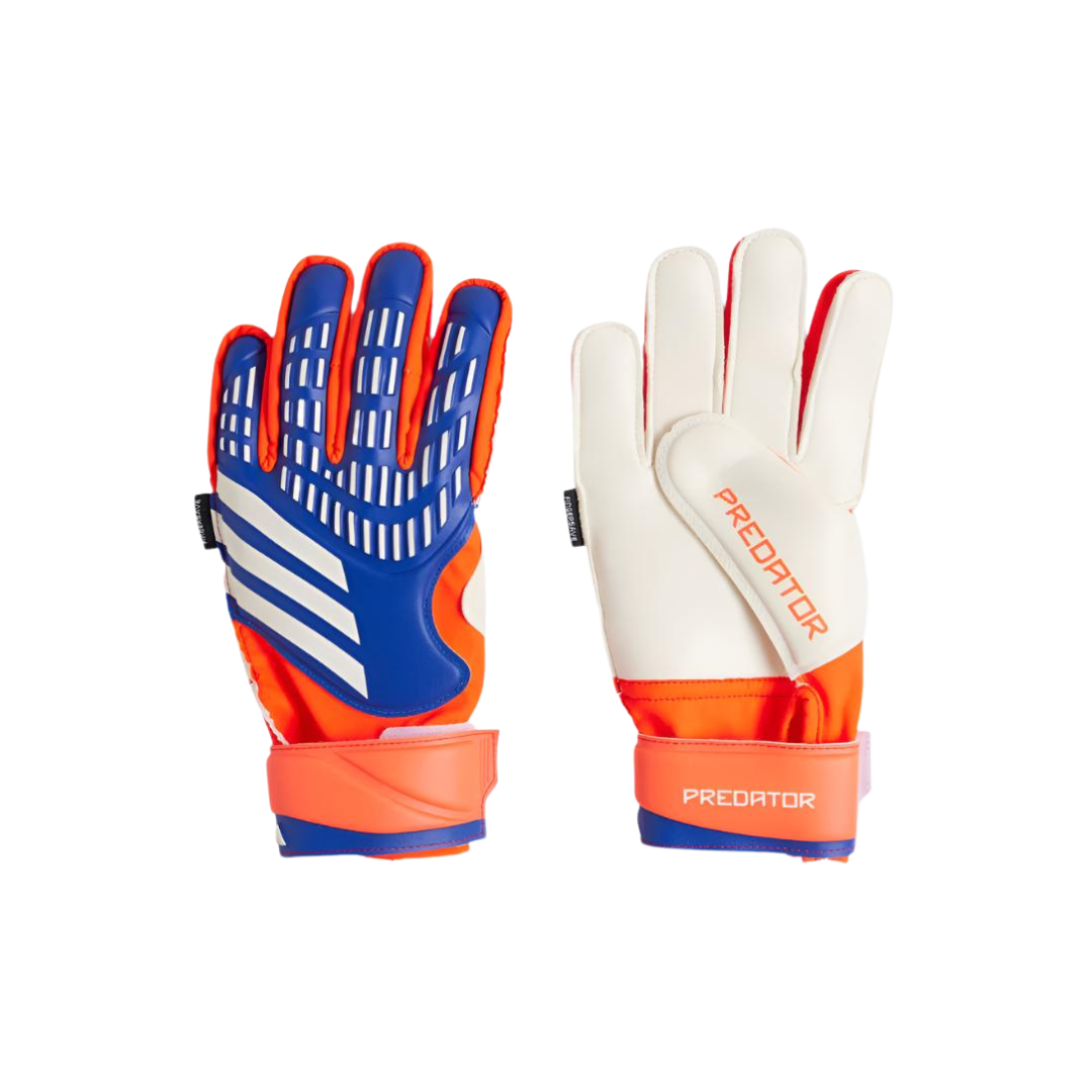 Image of Adidas Youth Predator Goalie Gloves Fingersave (Royal/Orange) - Deportes Salvador Colom