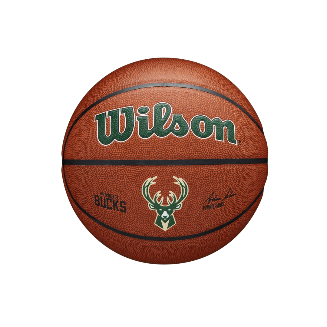 Image of Wilson NBA Milwaukee Bucks Alliance Basketball #7 - Deportes Salvador Colom