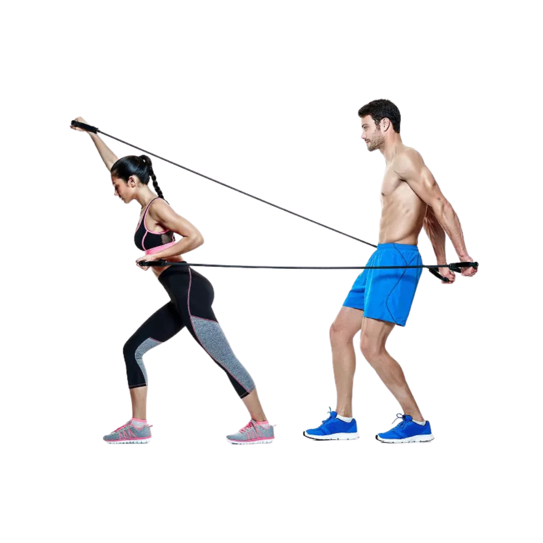 CanDo Heavy Exercise Band with Handles Green 48'' - Deportes Salvador Colom