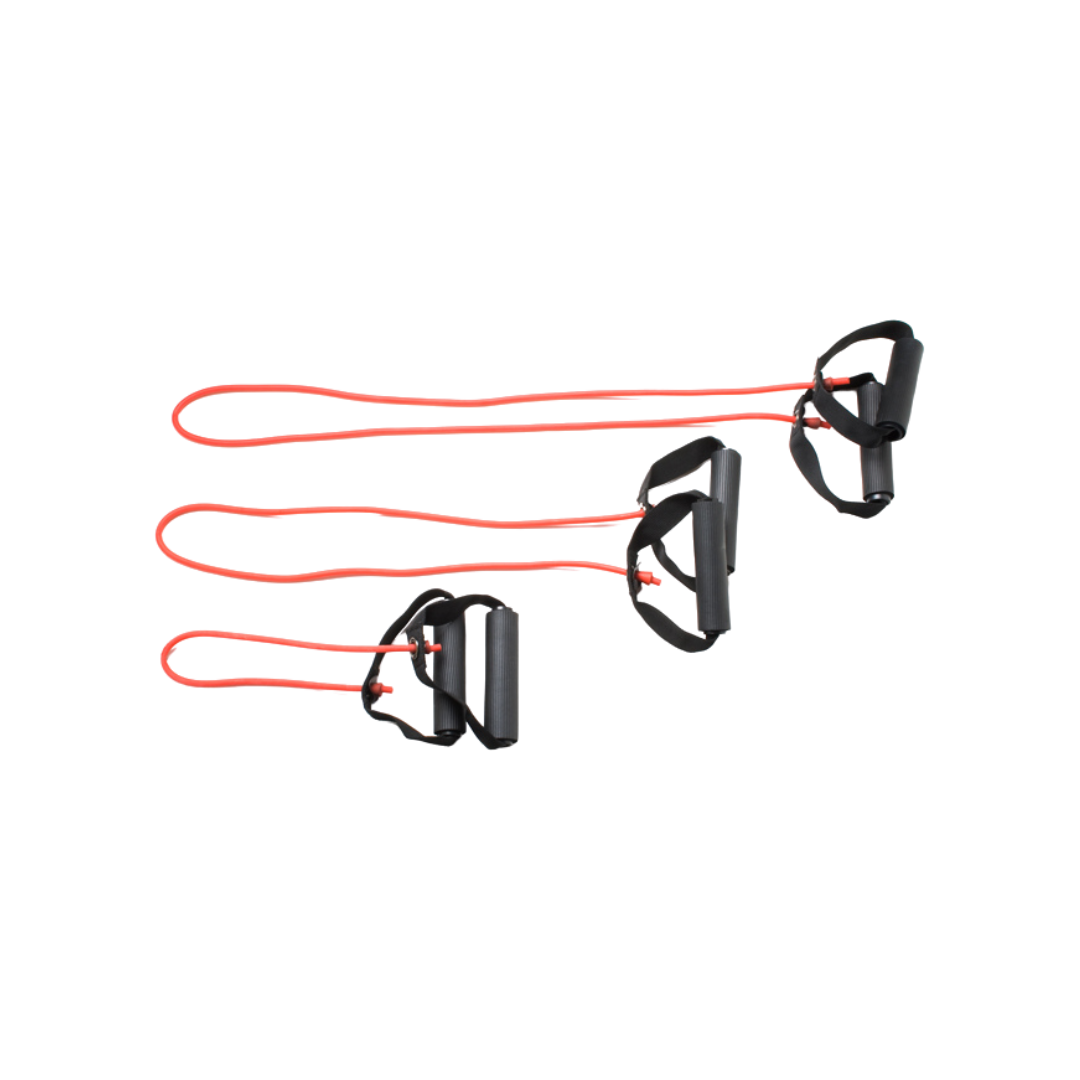 Image of CanDo Heavy Exercise Band with Handles Red 48'' - Deportes Salvador Colom