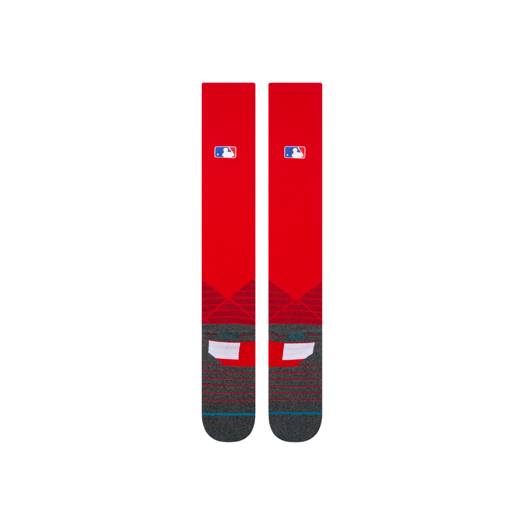 Stance MLB Diamond Pro OTC Large Socks (Red)