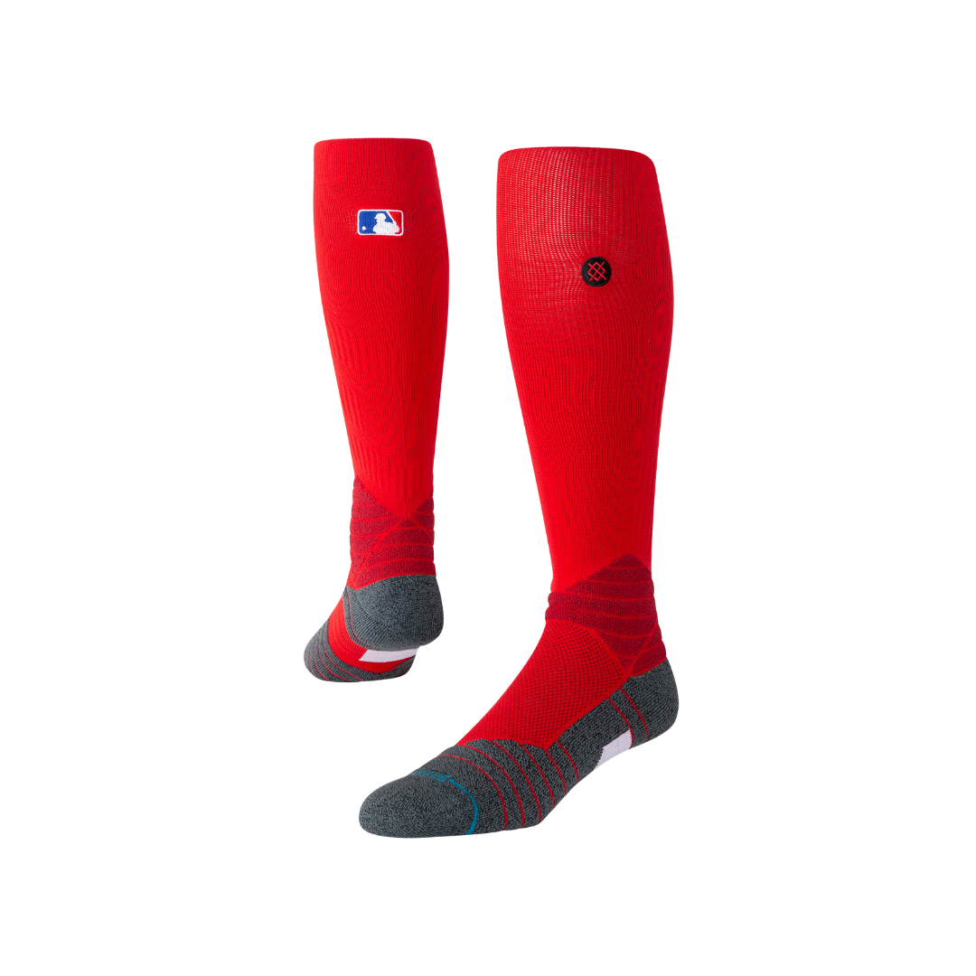 Stance MLB Diamond Pro OTC Large Socks (Red)