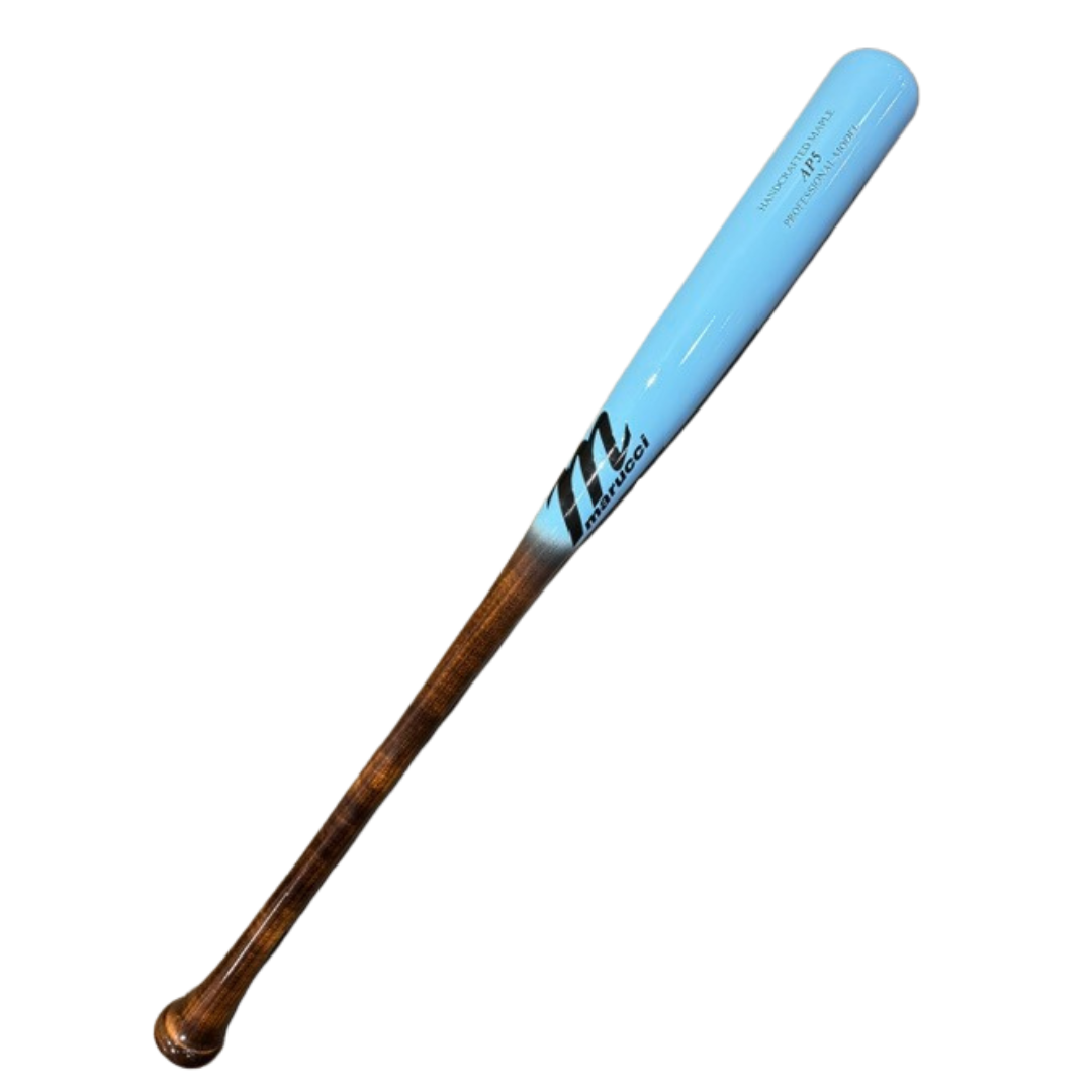 Image of Marucci AP5 Pro Maple Bat (Carolina Blue/ Brown)