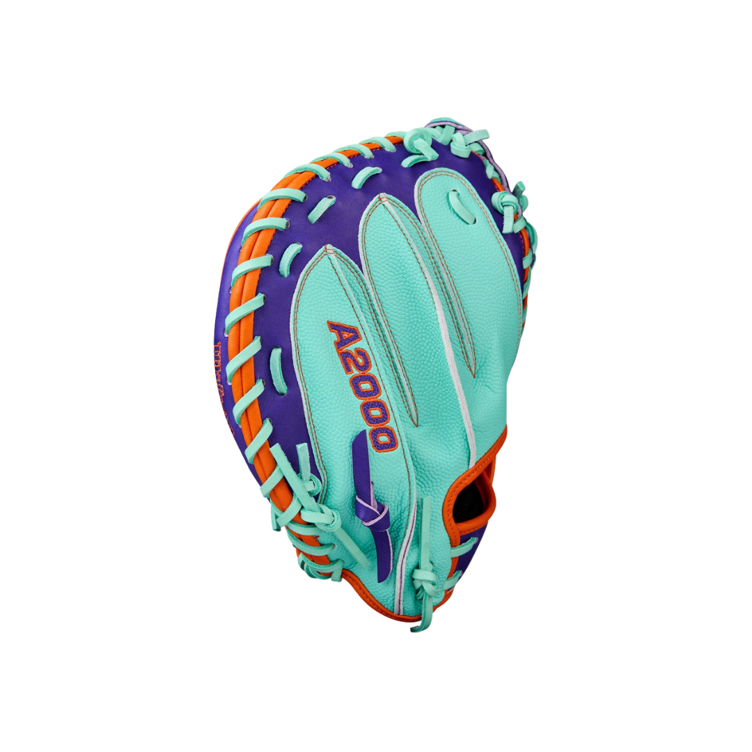 Wilson A2000 CM33 Catcher's Mitt 33'' (Teal/Purple)