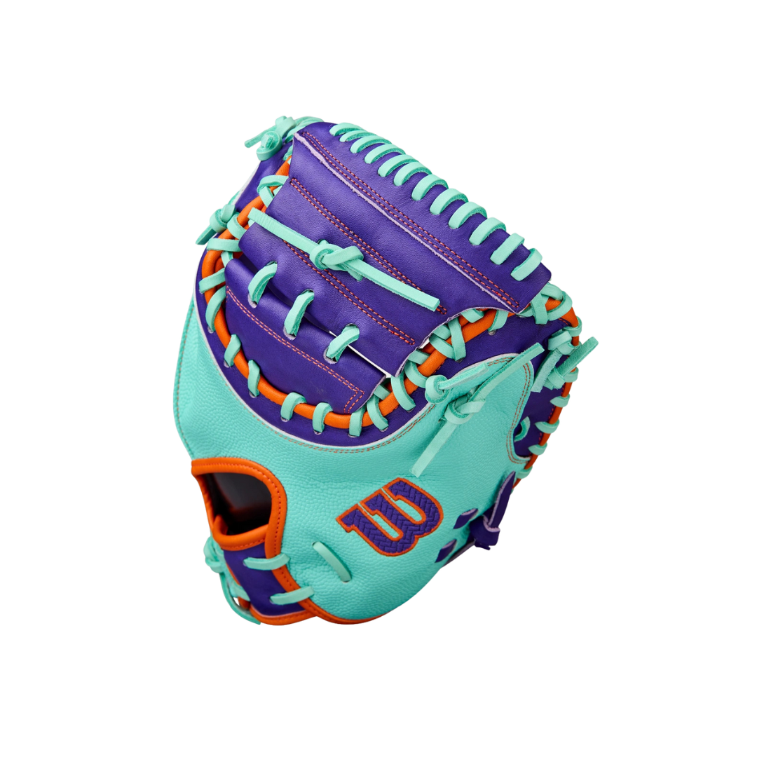 Wilson A2000 CM33 Catcher's Mitt 33'' (Teal/Purple)