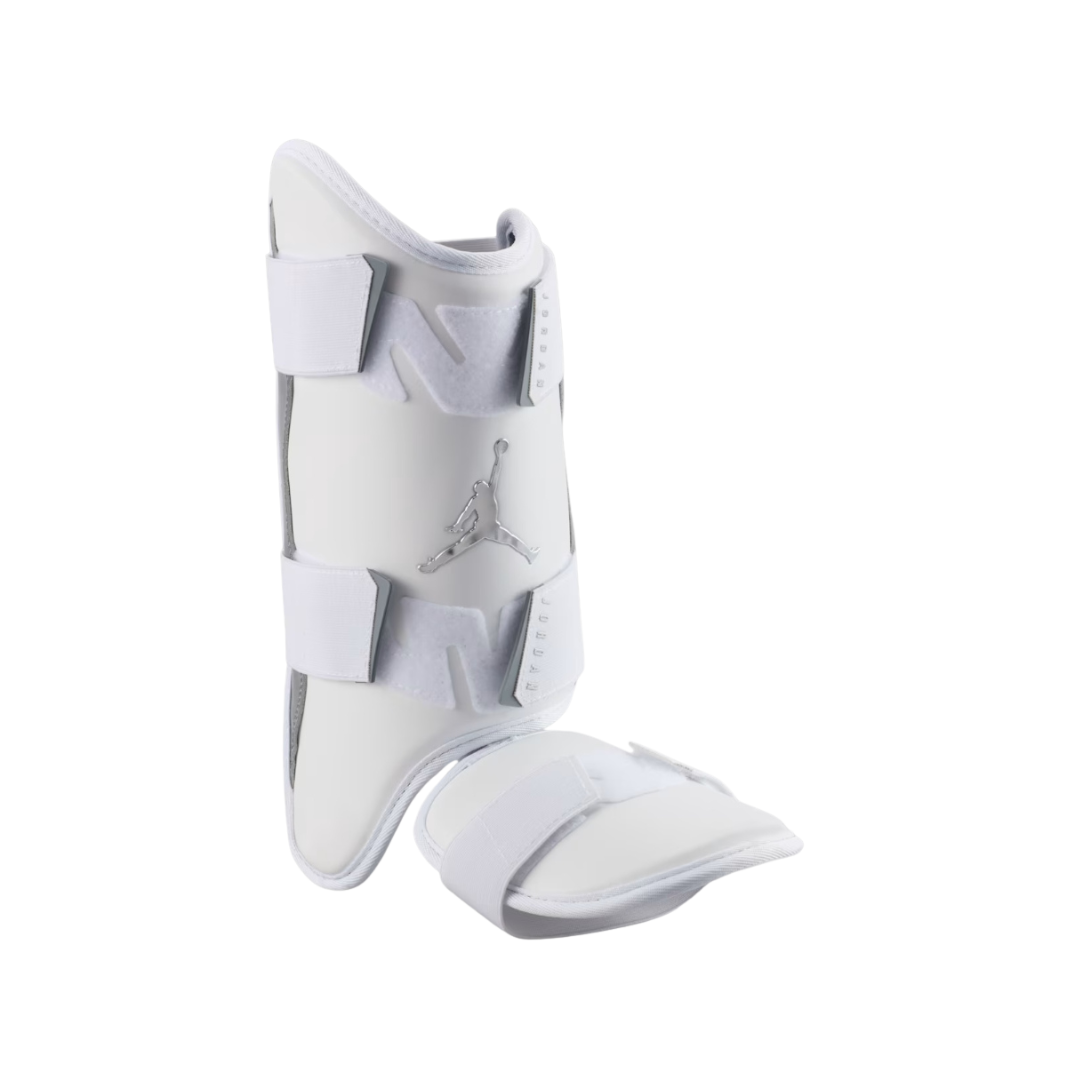Nike Adults Jordan Batters Leg Guard Right-Handed Hitter (White)