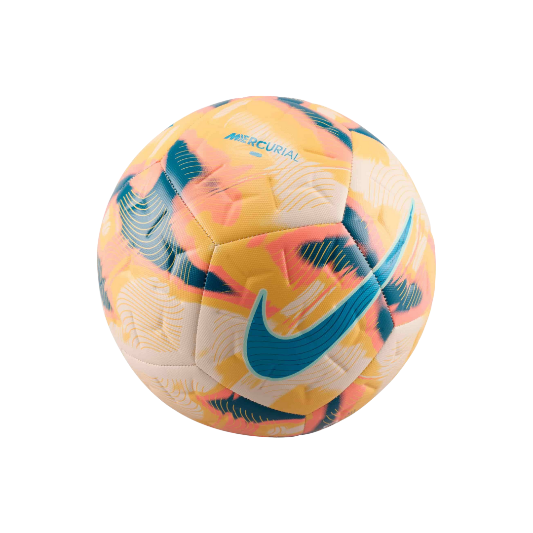 Nike Academy MBAPPE Soccer Ball (Orange/ Light Blue)