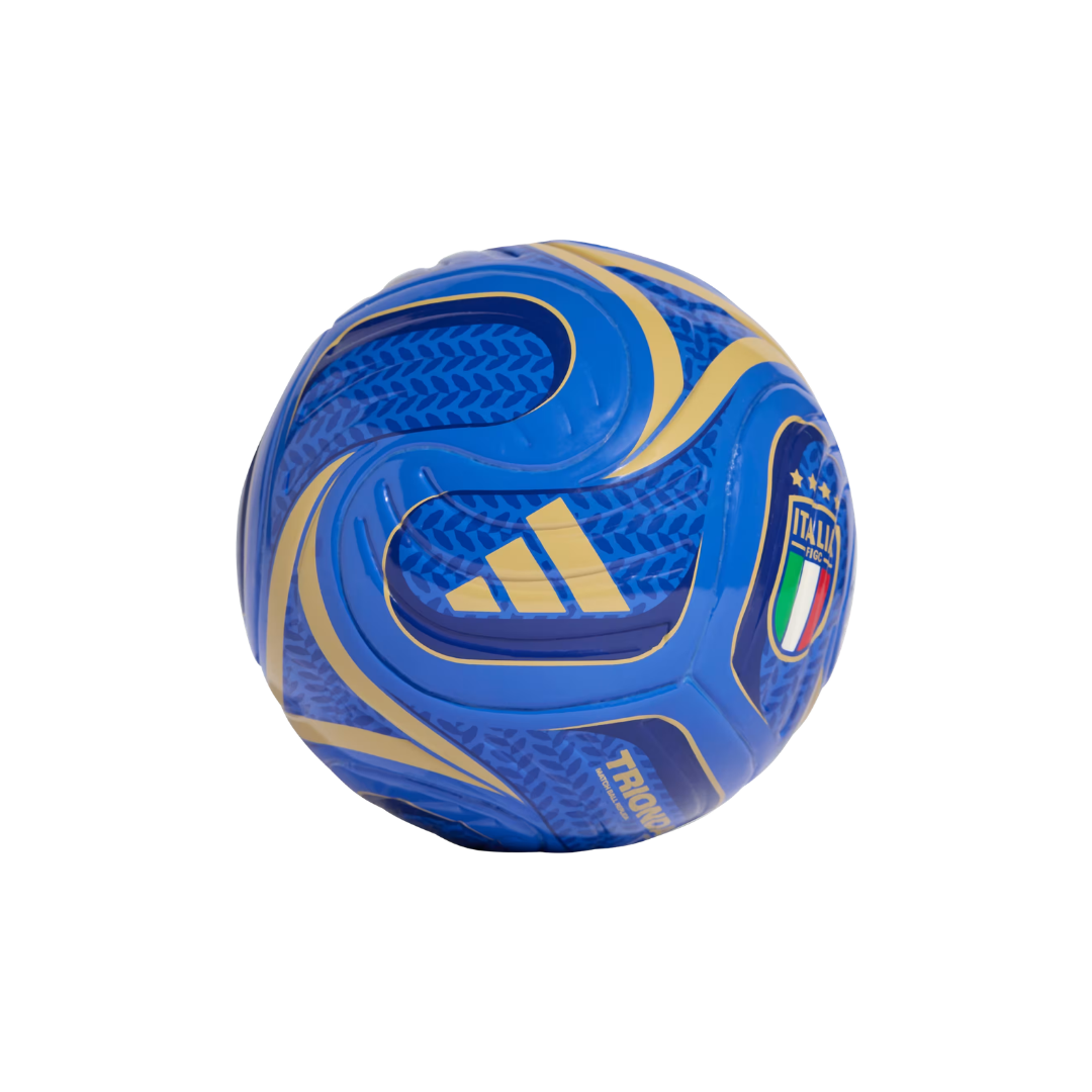 Image of Adidas FIGC Italia Mini Home Soccer Ball #1 (Royal)